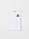 Moschino Bear Appliqué T-shirt In White