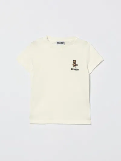 Moschino Kids' Tシャツ  ボーイ カラー ホワイト In White