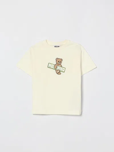 Moschino Kids' Tシャツ  ボーイ カラー ホワイト In White