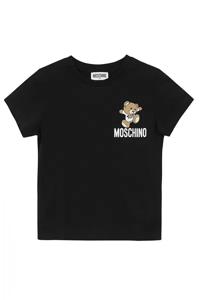 Moschino Kids' Tshirt In Nero