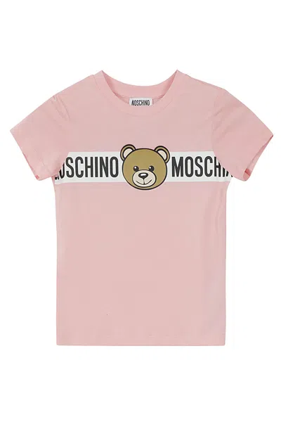 Moschino Kids' Tshirt In Sugar Rose
