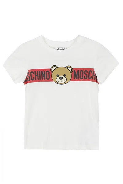 Moschino Kids' Tshirt In White