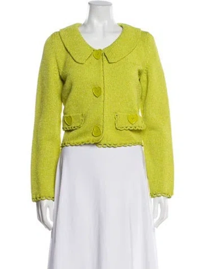 Pre-owned Moschino Tweed Pattern Evening Jacket In Multi