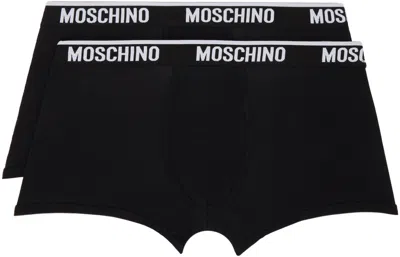 Moschino Two-pack Black Boxers