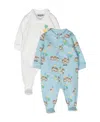 Moschino Two Pieces Of Teddy Bear Printed Jumpsuit In Blue