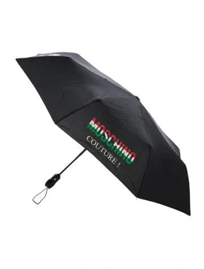 Pre-owned Moschino Umbrella In Black