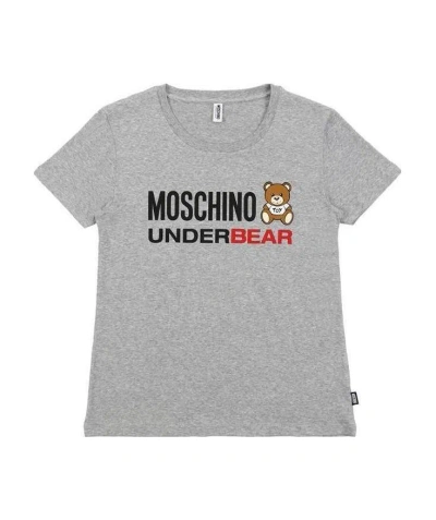 Moschino Underbear T-shirt In Gray