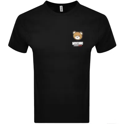 Moschino Under Bear T-shirt In Black