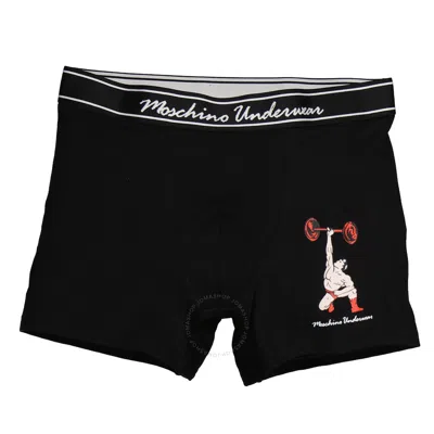 Moschino Underwear Black Boxer Trunks