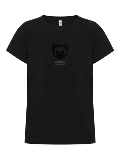 Moschino Underwear Black Logo T-shirt