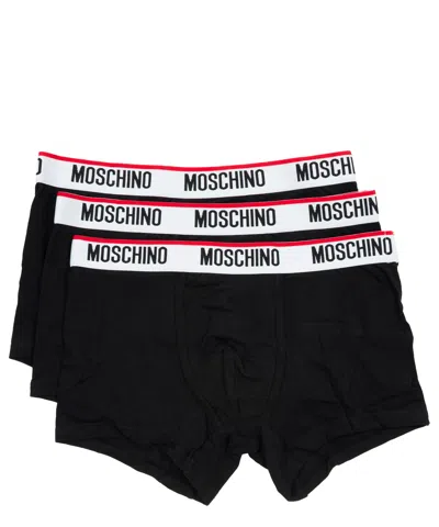 Moschino Underwear Boxer In Black