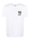 Moschino Underwear Stretch-cotton T-shirt In White With Logo In White