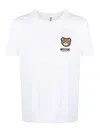Moschino Underwear Stretch-cotton T-shirt In White With Logo In White
