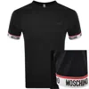 Moschino Cuff T-shirt In Black