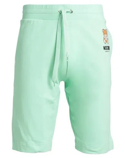 Moschino Underwear Man Sleepwear Light Green Size Xl Cotton, Elastane
