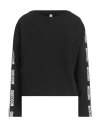 Moschino Underwear Woman Sweatshirt Black Size L Cotton, Elastane