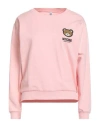 Moschino Underwear Woman Sweatshirt Pink Size L Cotton, Elastane
