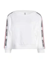Moschino Underwear Woman Sweatshirt White Size M Cotton, Elastane