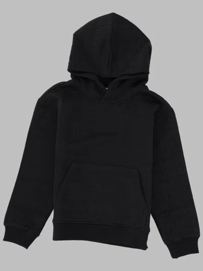 Moschino Unisex Kids Pullover Hoodie Sweatshirt In Black