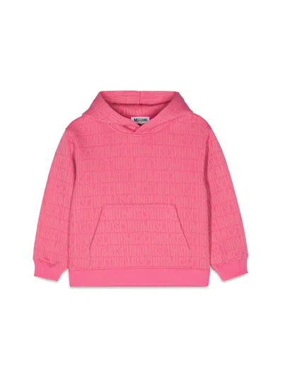 Moschino Unisex Mini Hoodie Sweatshirt In Pink