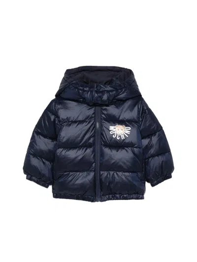Moschino Unisex Mini Logo Jacket In Blue