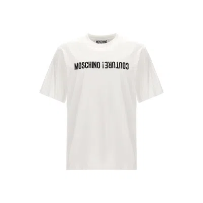 MOSCHINO UPSIDE DOWN LOGO T-SHIRT