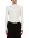 Moschino Upsidedown Logo T-shirt In White