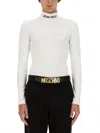 Moschino Upsidedown Logo T-shirt In White