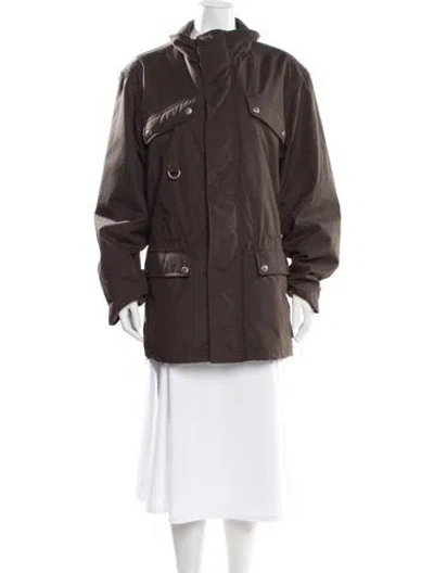 Pre-owned Moschino Utility Jacket In Brown