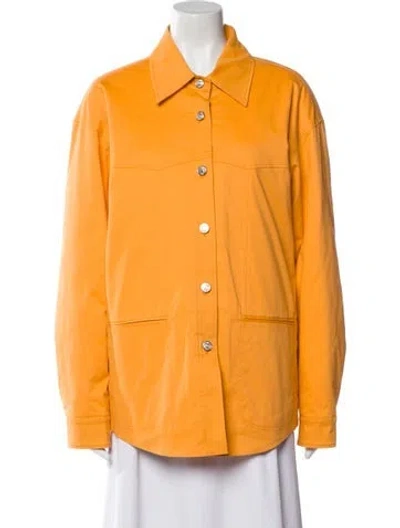 Pre-owned Moschino Utility Jacket In Orange