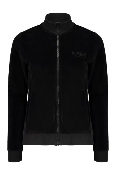 MOSCHINO VELVET FULL ZIP