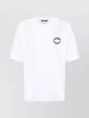 Moschino Versatile Crew Neck Short Sleeve T-shirt In White