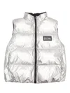Moschino Vest In Silver