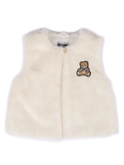 Moschino Kids' Vest In White