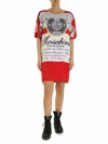 Moschino X Budweiser Dress In Red In Rojo