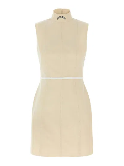 MOSCHINO VESTIDO MIDI - BEIS