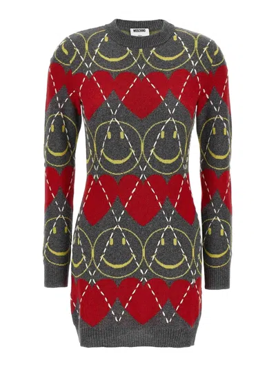 Moschino Dress In Multi