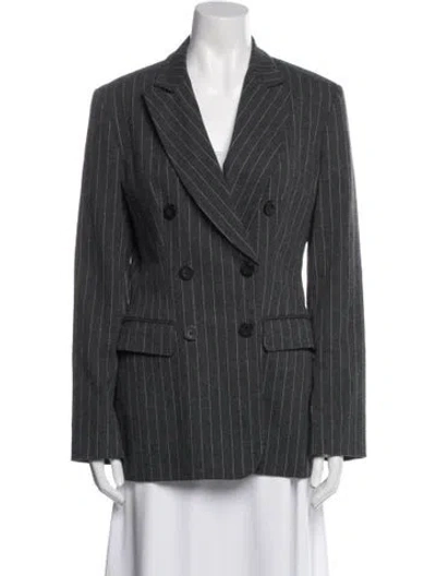 Pre-owned Moschino Vintage 1980's Blazer In Gray