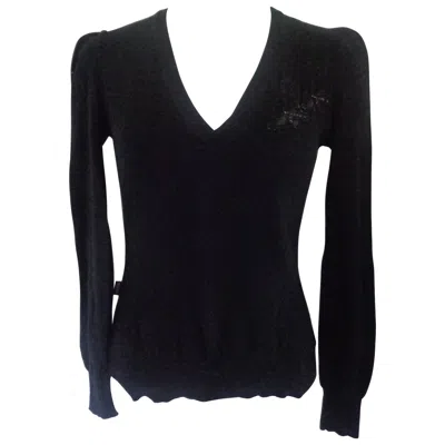 Pre-owned Moschino Vintage 1980s Black Cotton Shirt Unisex Size 40 Made In Italy