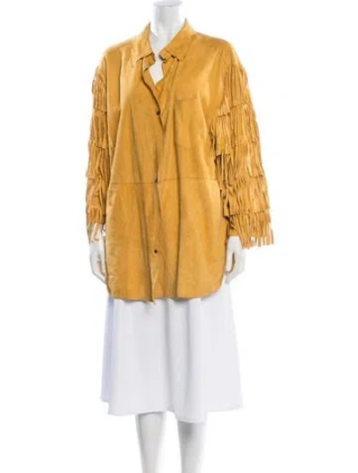 Pre-owned Moschino Vintage 1980's In Yellow