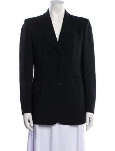 Pre-owned Moschino Vintage 1990's Blazer In Black