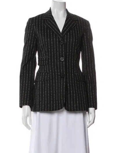 Pre-owned Moschino Vintage 1990's Blazer In Black