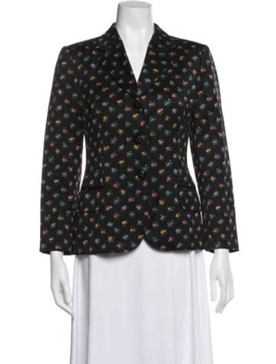 Pre-owned Moschino Vintage 1990's Blazer In Black
