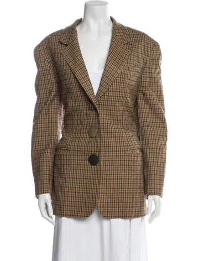 Pre-owned Moschino Vintage 1990's Blazer In Brown