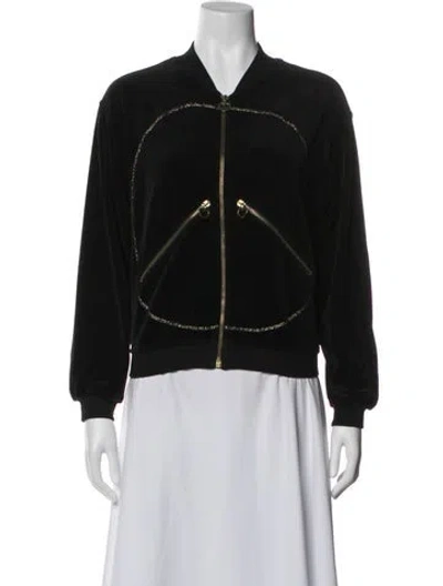 Pre-owned Moschino Vintage 1990's Bomber Jacket In Black
