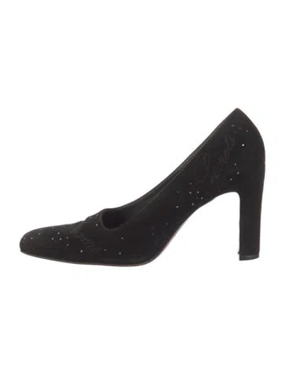 Pre-owned Moschino Vintage 1990's Pumps In Black