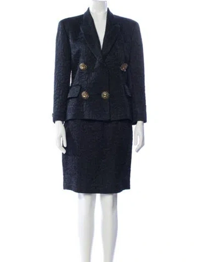 Pre-owned Moschino Vintage 1990's Skirt Suit In Black