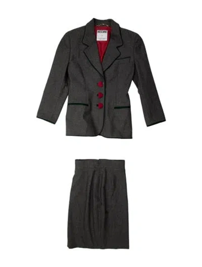 Pre-owned Moschino Vintage 1990's Skirt Suit In Multi