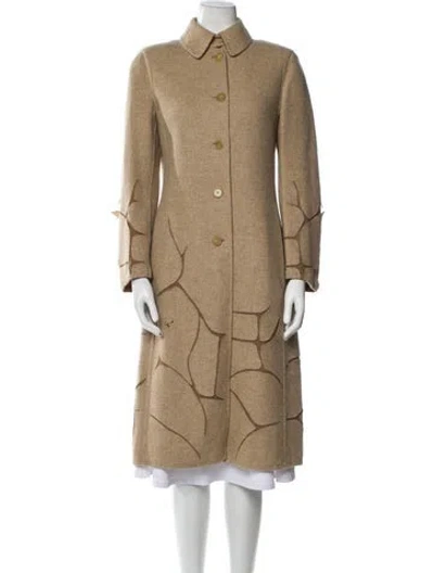 Pre-owned Moschino Vintage 1990's Trench Coat In Neutral