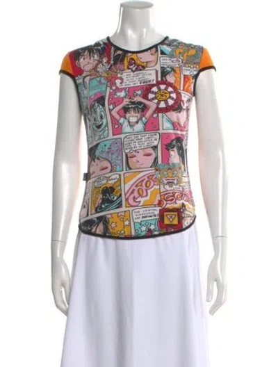 Pre-owned Moschino Vintage 1990's T-shirt In Multi